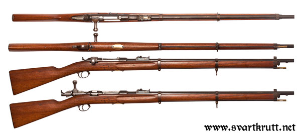 Swedish Jarmann rifle No. 1024.