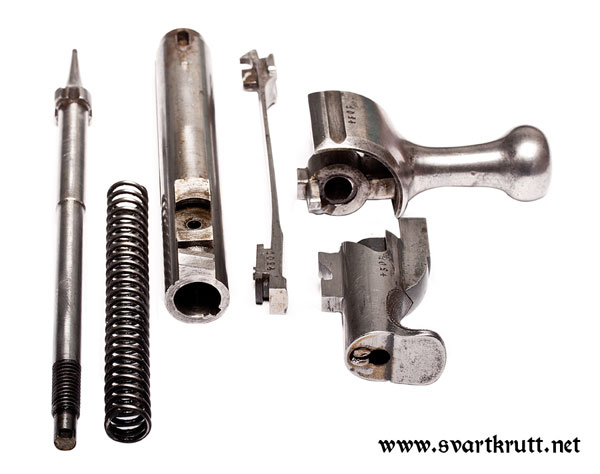 Disassembled bolt.