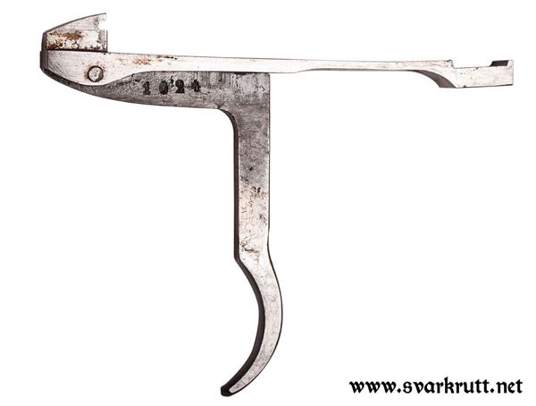 Barrel, magazine and trigger assembly.