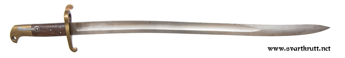 Sabelbajonett Modell 1860 for Remington-gevær Modell 1867.